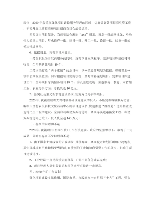 精编之乡镇发展项目工作计划范文推荐.docx