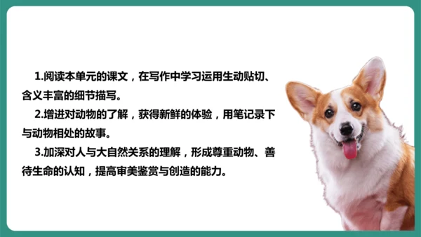 七年级语文上册第五单元 任务三 记述与动物的相处 课件-【课堂无忧】新课标同步核心素养课堂