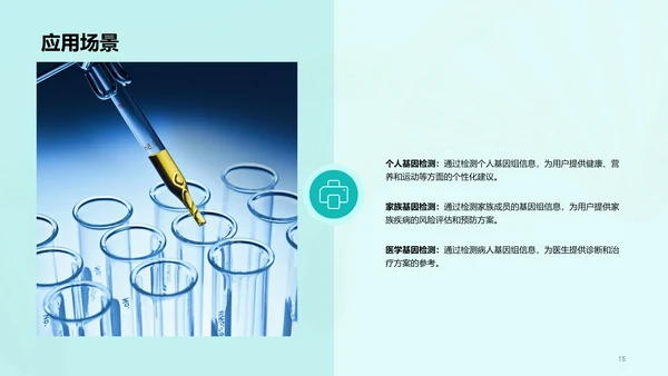 绿色创意基因检测服务商业计划书PPT模板