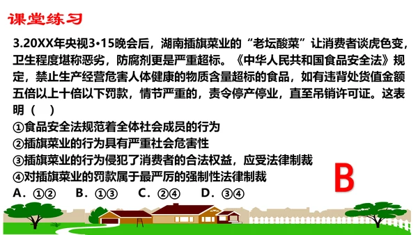 第五课做守法的公民（复习课件）2022-2023学年八年级道德与法治上册（35张PPT）