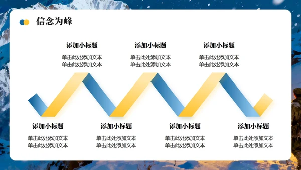蓝色简约风长征纪念日主题红军长征精神团课PPT模板
