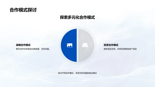 智慧地产述职总结PPT模板