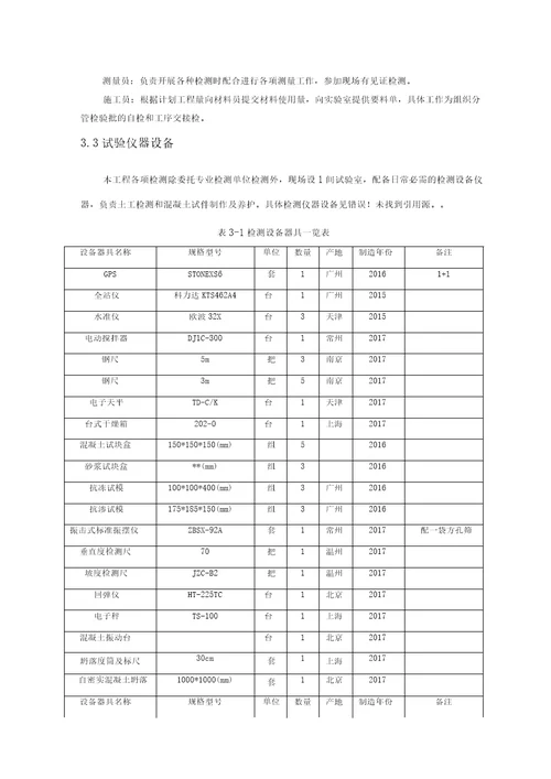 水利工程质量检测方案