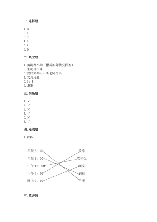 部编版一年级上册道德与法治期末测试卷【轻巧夺冠】.docx