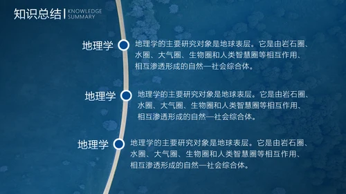 中学地理教学模板PPT模板
