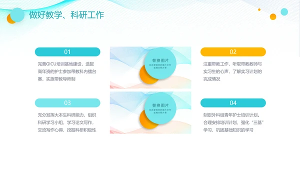 医疗护士长工作总结汇报PPT护士节医院