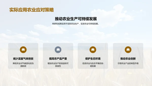 应对气候变化的农业策略