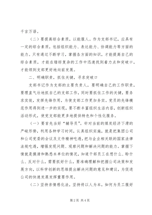 基层党支部书记工作经验交流会心得体会范文.docx