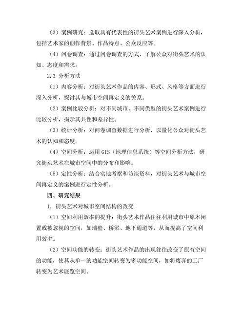 街头艺术与城市空间的再定义