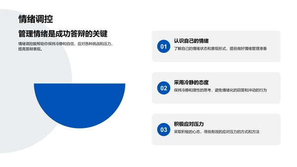 答辩技巧讲解PPT模板