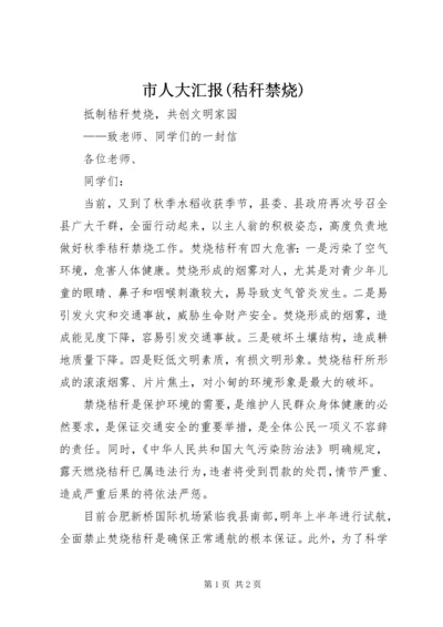 市人大汇报(秸秆禁烧) (5).docx