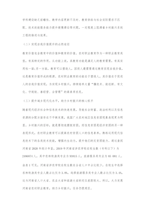 乡村振兴背景下河南省农村职业教育发展策略.docx