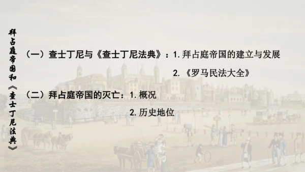 第三单元封建时代的欧洲  单元复习课件（29张PPT）