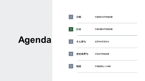环境保护与可持续发展
