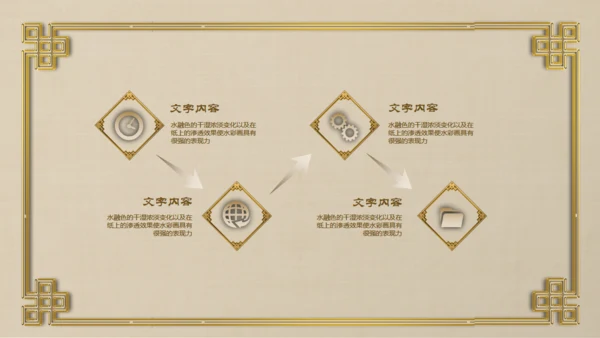 古典中国风中式古风总结汇报通用PPT模板