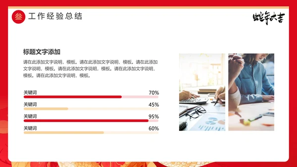 2025年蛇年大吉新年主题PPT模板