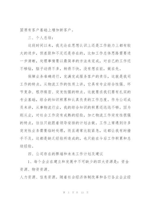 个人述职报告财务出纳.docx