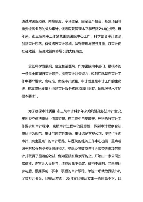 做好审计工作的心得体会.docx