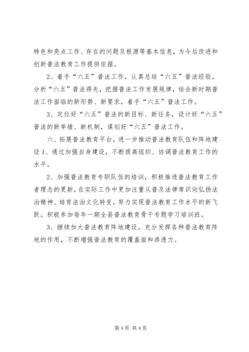 广播电影电视局普法工作计划.docx