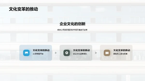 企业文化的演变策略