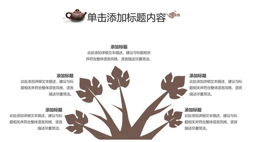 中国风茶文化茶叶产品介绍PPT模板