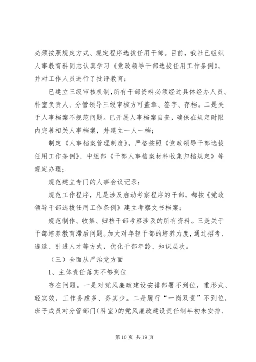 市供销合作社联社党组关于巡察问题整改情况的报告.docx