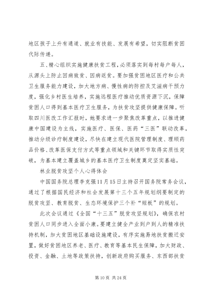 脱贫攻坚问题整改工作组织生活会个人心得体会.docx