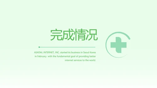 绿色小清新医生在线问答动态PPT