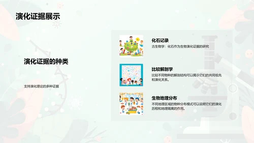 生物进化与物种起源PPT模板