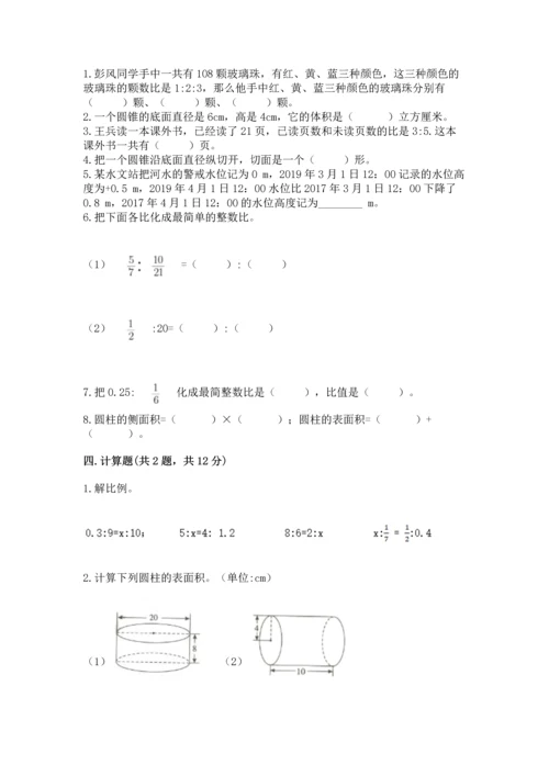 人教版六年级下册数学期末测试卷【考点精练】.docx