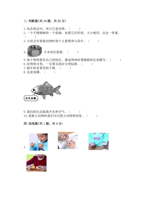 教科版一年级下册科学期末测试卷精品（历年真题）.docx