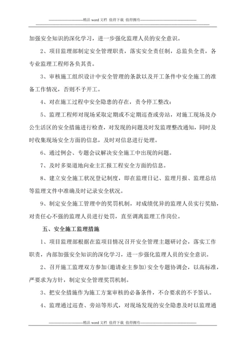 水利现场安全文明施工监理方案.docx