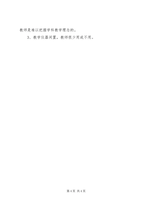 小学科学教学情况调研报告.docx