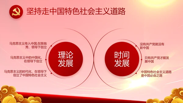 建党100周年大会七一讲话ppt党课