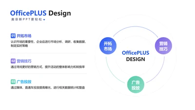 简约风并列关系3项PPT单页
