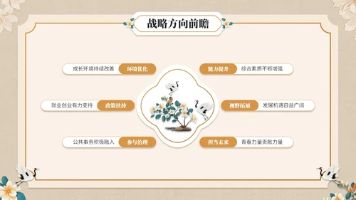 青橙双色中国风纪念香港回归周年活动PPT模板