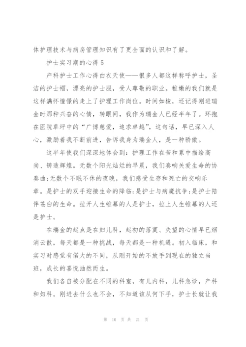 护士实习期的心得范本十篇.docx