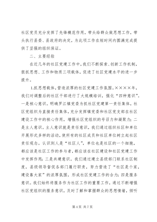 社区党建工作调研报告 (11).docx