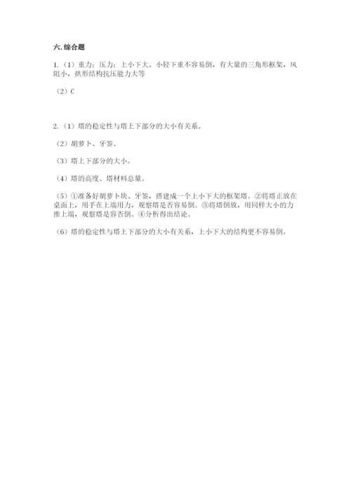 教科版六年级下册科学期末测试卷精品及答案.docx
