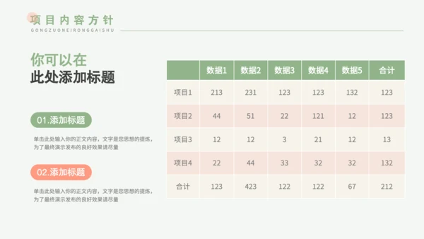 绿色小清新职场年中总结PPT模板