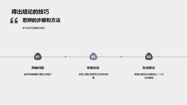 掌握哲学思辨技巧