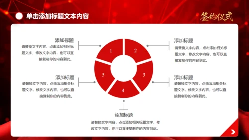 盛大的项目签约仪式通用PPT模板