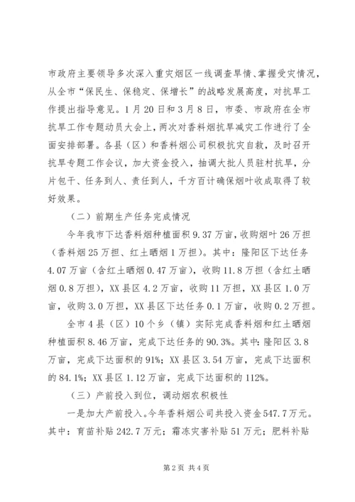 副市长在全市香料烟收购工作会议上的讲话.docx
