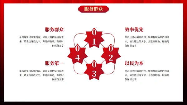 红色实景党政党建个人先进事迹总结PPT模板