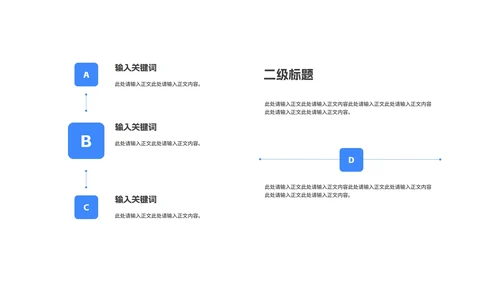 蓝色年度医学专业论文答辩汇报PPT模板