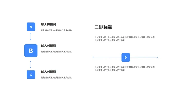 蓝色年度医学专业论文答辩汇报PPT模板