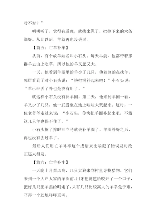 亡羊补牢的作文.docx