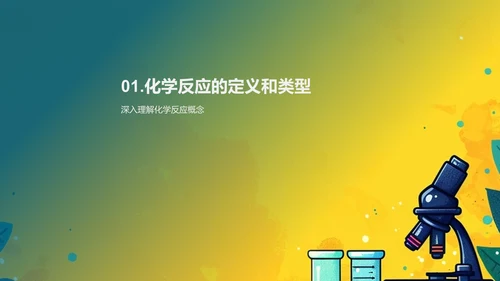 化学反应教学解析PPT模板
