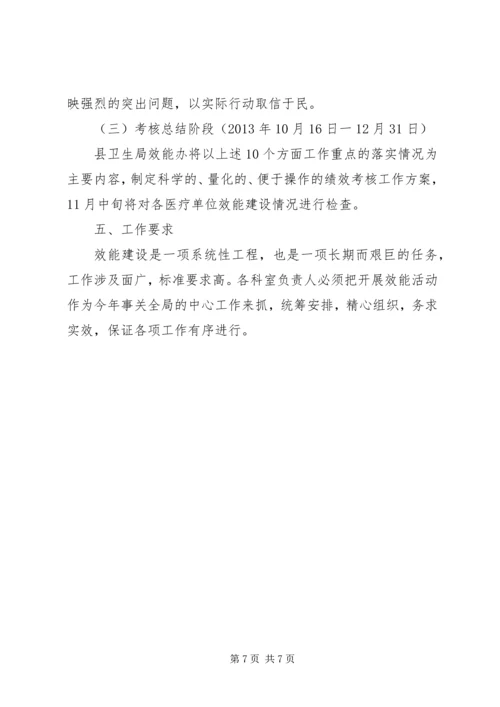 人民医院效能建设实施方案.docx