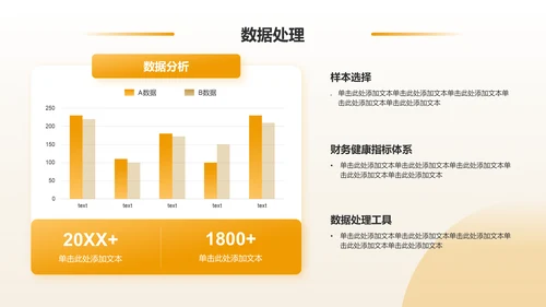 橙色3D风财经通用毕业开题报告答辩PPT模板